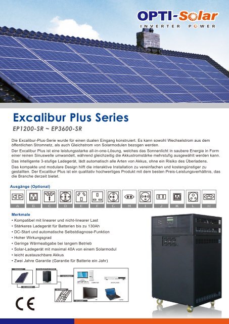 Excalibur Plus_DE - OPTI-Solar