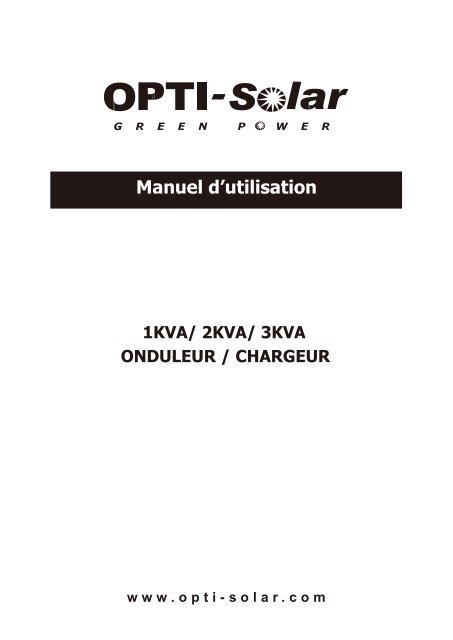 SP Efecto 1-3KVA - OPTI-Solar