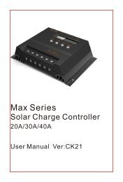 SC-MAX Series Manual - OPTI-Solar