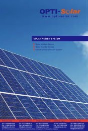 2011 OPTI-Solar Catalogue