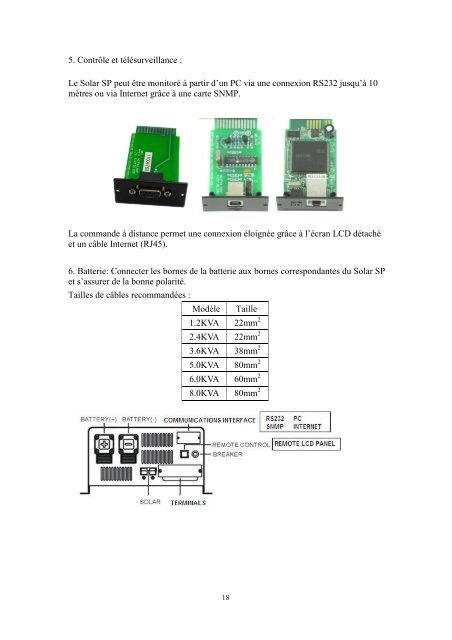 TÃ©lÃ©charger le Manuel de l'utilisateur - OPTI-Solar