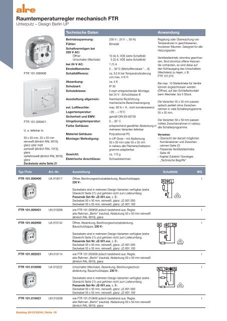 alre Katalog 2013/2014