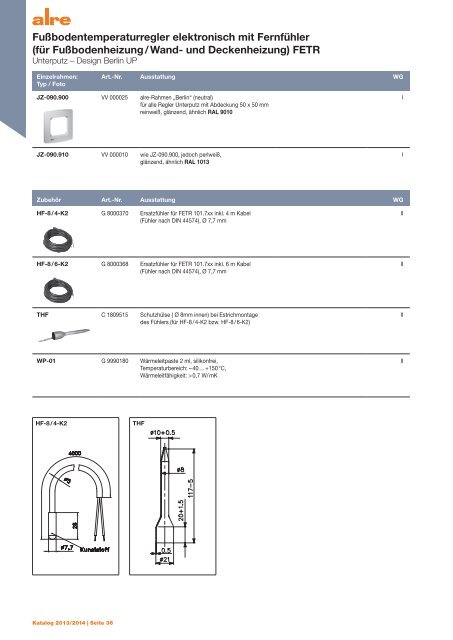 alre Katalog 2013/2014