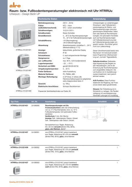 alre Katalog 2013/2014