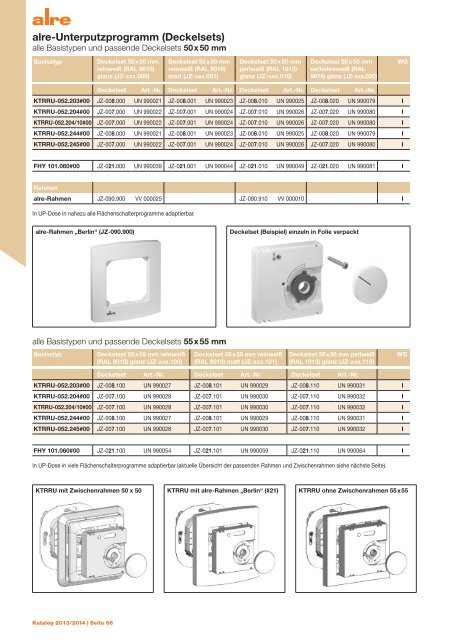 alre Katalog 2013/2014