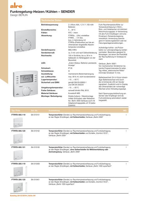 alre Katalog 2013/2014