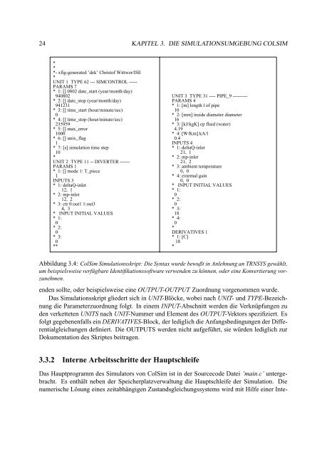 ColSim - Simulation von Regelungssystemen in ... - OptiControl