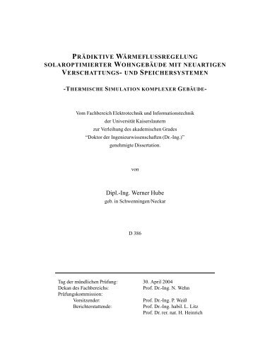 Dokument_1.pdf (3861 KB) - KLUEDO - UniversitÃ¤t Kaiserslautern