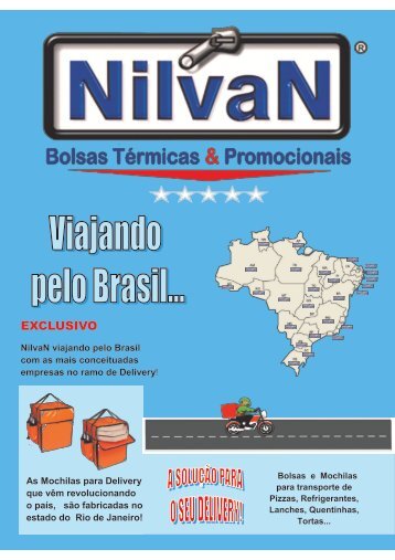 Nilvan - Bolsa Térmica e Mochila para Delivery