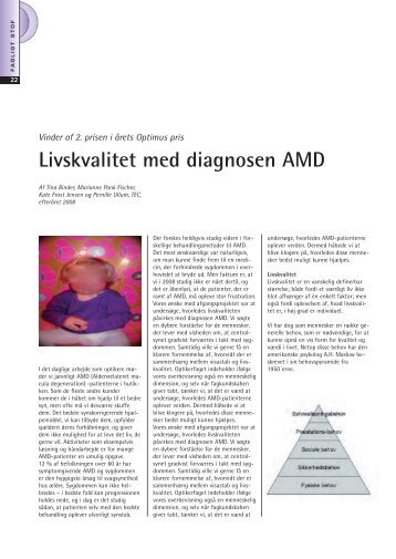 Livskvalitet med diagnosen AMD