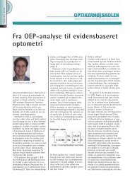 Fra OEP-analyse til evidensbaseret optometri - Danmarks ...