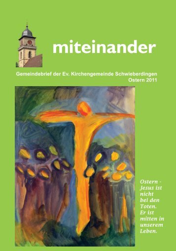 miteinander - Evangelische Kirchengemeinde Schwieberdingen