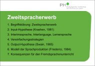 Zweitspracherwerb - Optimisme.ch