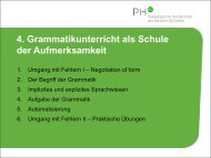 4. Grammatikunterricht als Schule der Aufmerksamkeit - Optimisme.ch