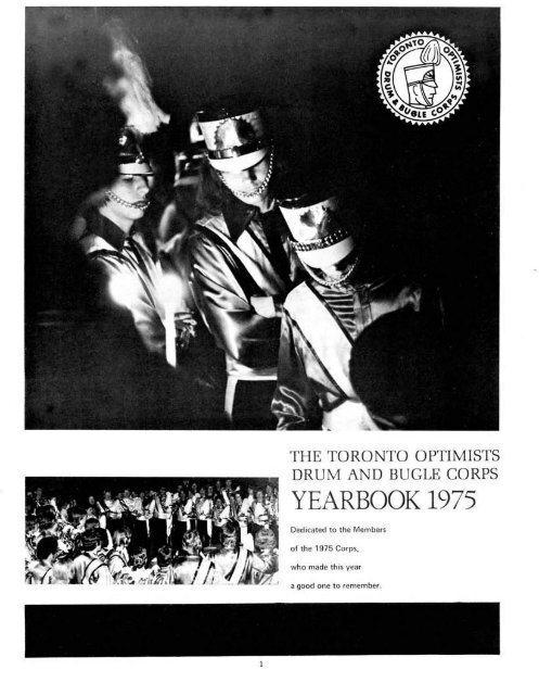 Toronto Optimists 1975 Yearbook - Optimists Alumni Association