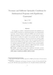 Necessary and Sufficient Optimality Conditions for Mathematical ...