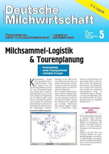 Milchsammel-Logistik & Tourenplanung
