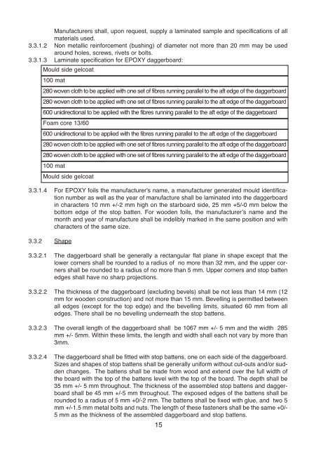 2011 INTERNATIONAL OPTIMIST CLASS RULES