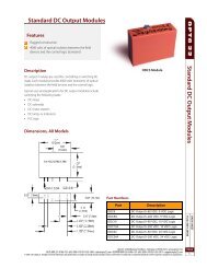 Standard DC Output Modules - Opto 22