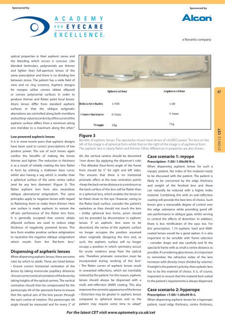 Aspheric Lenses - Optometry Today