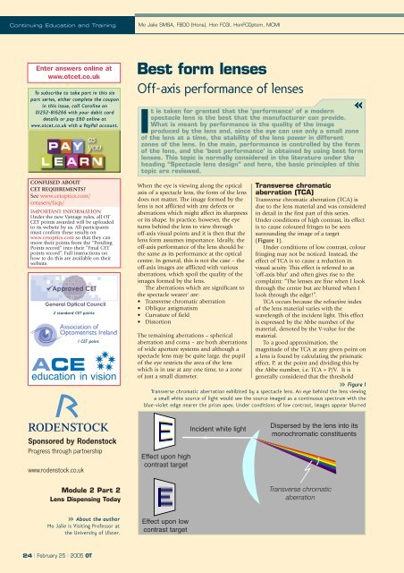 Download the PDF - Optometry Today