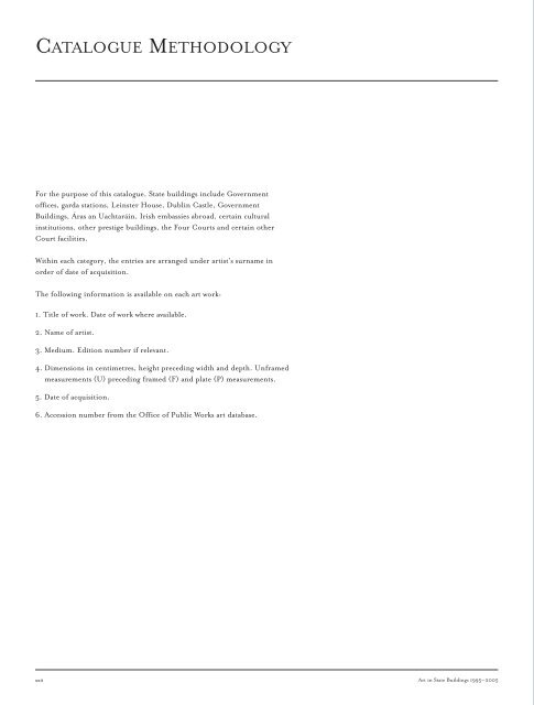 Art in State Buildings 1995 to 2005 - The Office of Public Works
