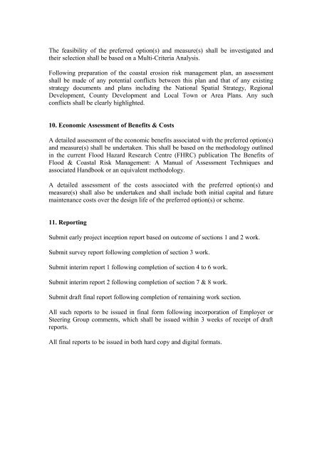 OPW Guidelines & Schedules A - B Coastal Erosion Risk ...