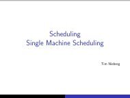 Scheduling Single Machine Scheduling