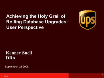 UPS - Oracle