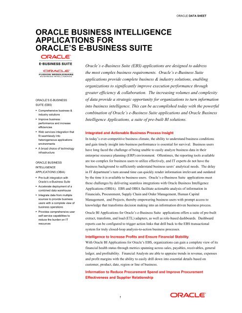 oracle business intelligence applications pdf