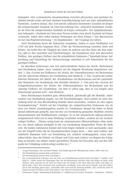 Swedenborg im Kontext des Leib-Seele-Problems PDF - Orah.ch