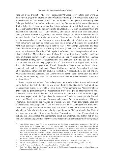 Swedenborg im Kontext des Leib-Seele-Problems PDF - Orah.ch