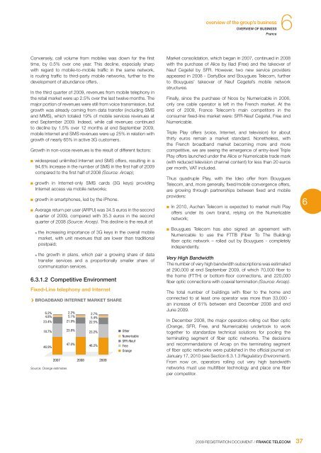 registration document France Telecom 2009 - Orange.com