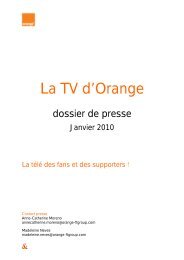 La TV d'Orange - Orange.com