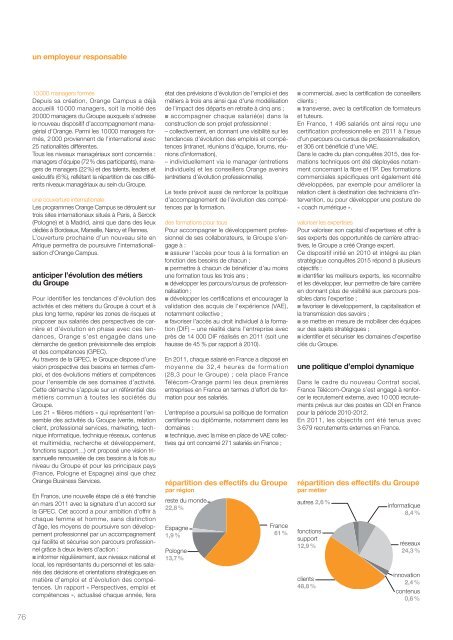 le rapport RSE 2011 - Orange.com