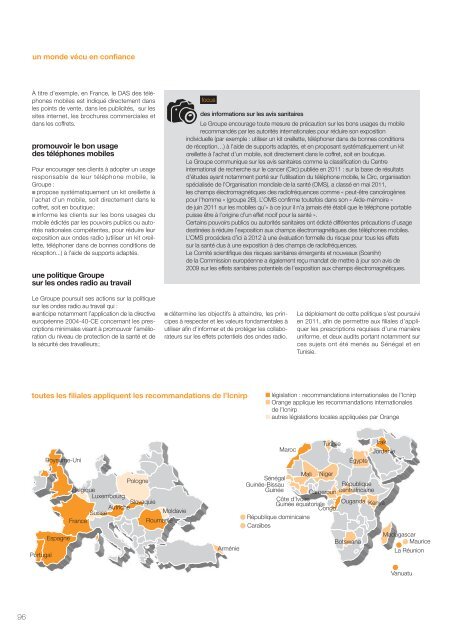 le rapport RSE 2011 - Orange.com