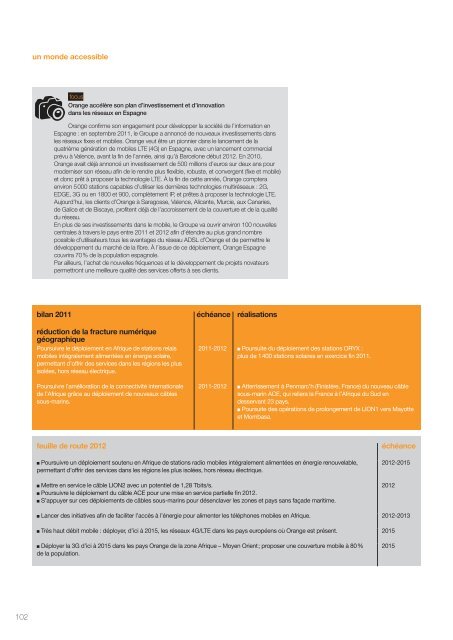 le rapport RSE 2011 - Orange.com