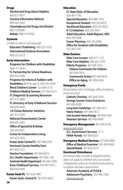 Disability Resource Directory - Orange County