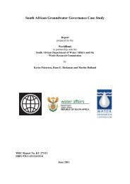 South Africa Groundwater Governance - Case Study