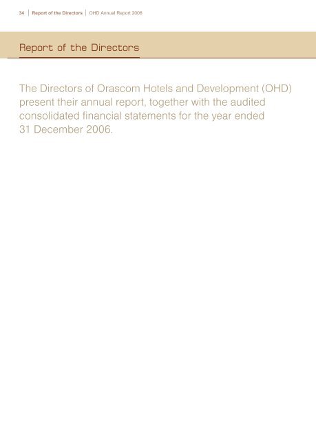 Annual Report - Orascom Development