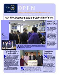 February 28, '10 edition of OPEN - Oratory Preparatory School