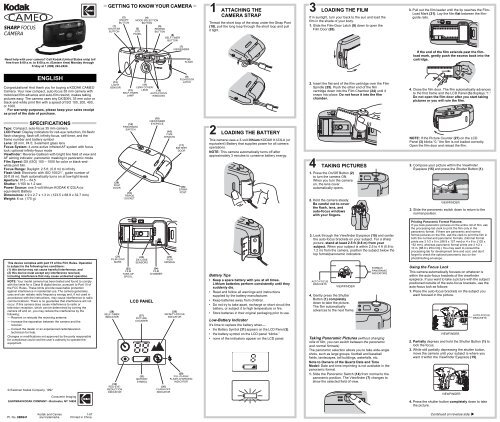 4 6 5 - Support Home Page - Kodak