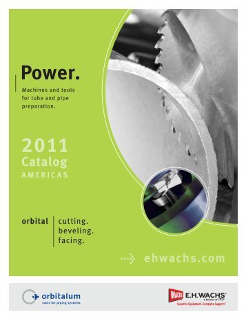 Pipe Cutting & Beveling Technology - EH Wachs