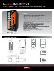 Lanolinx LNX-1802GN - Orbit Micro