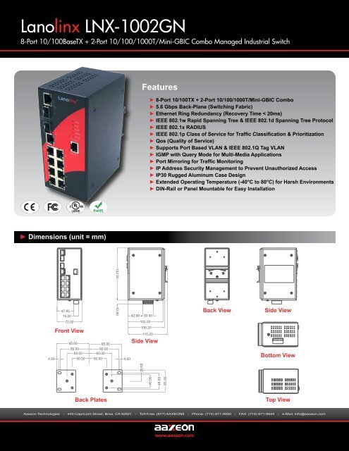 Lanolinx LNX-1002GN - Imimg