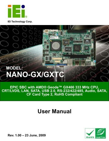 NANO-GX User Manual - iEi