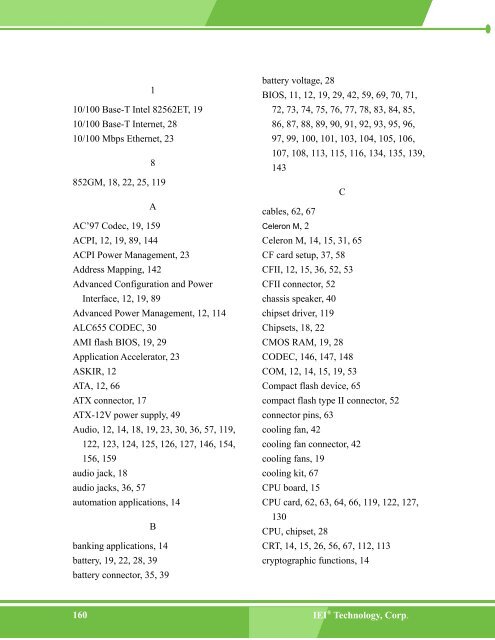 Enano-8523T User Manual - iEi