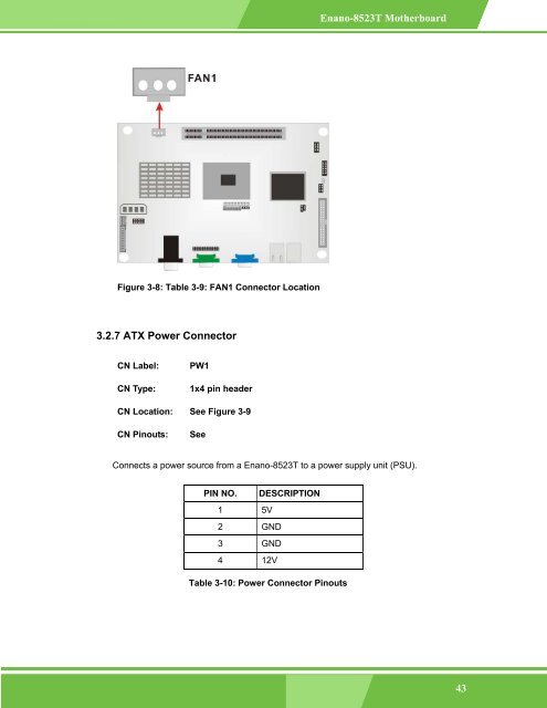 Enano-8523T User Manual - iEi