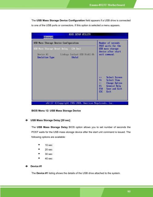 Enano-8523T User Manual - iEi