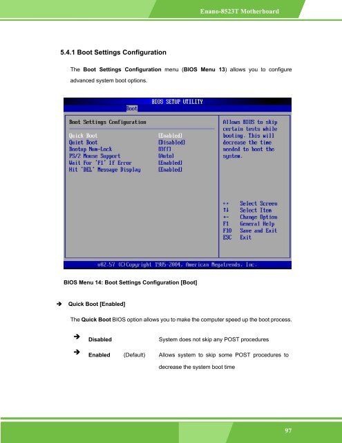 Enano-8523T User Manual - iEi